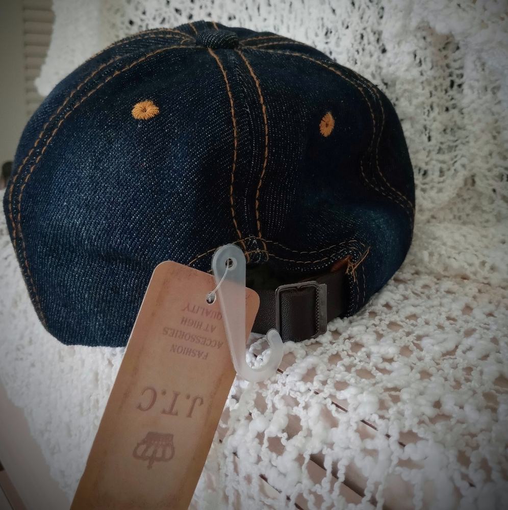 Denim and Rhinestone Hat - Picture 4 of 6
